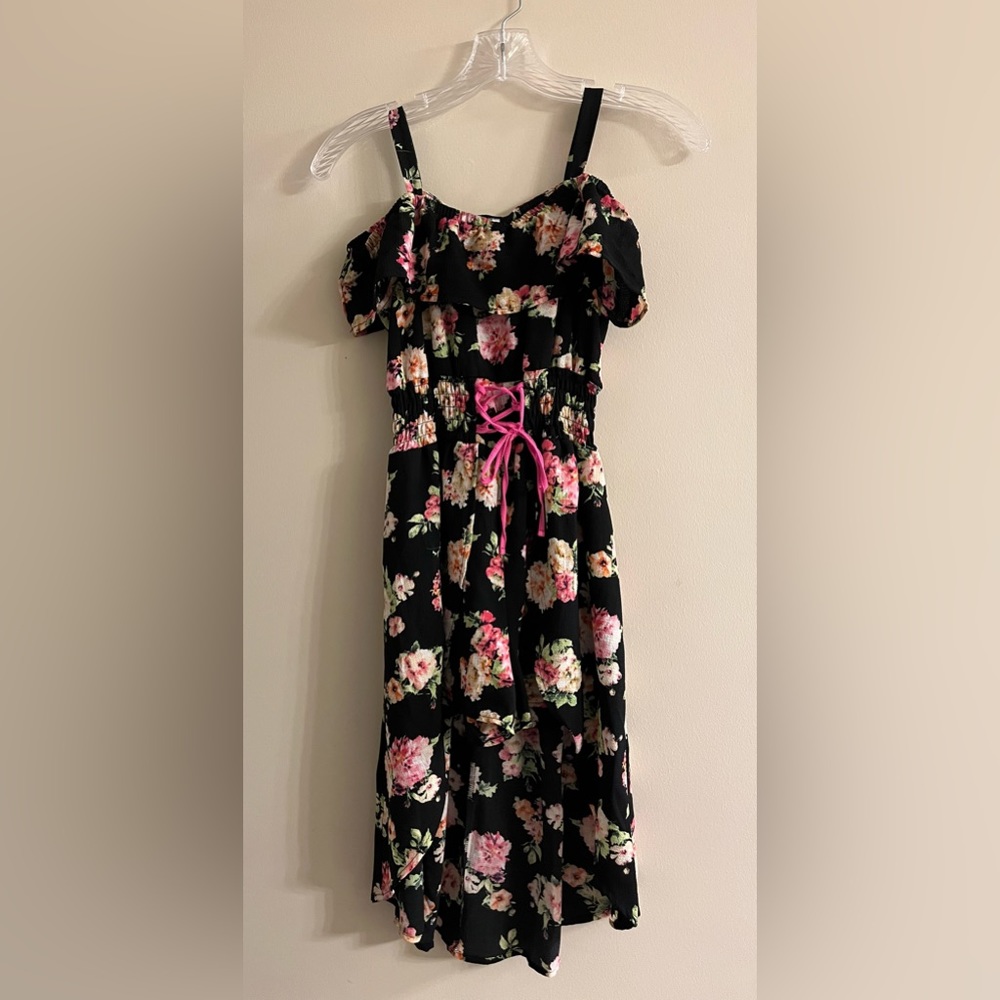 Girl floral romper/dress